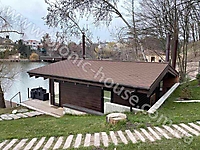 Деревянная баня - Аква Колор Белый и Палисандр_3