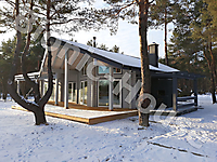 Деревянный дом в лесу_2