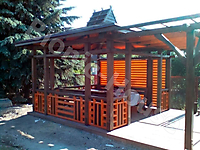 ЧП Петр I Беседка цвет палисандр-пиния_1