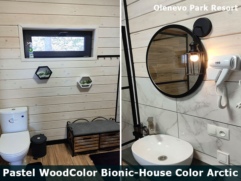 Інтер'єр біле дерево