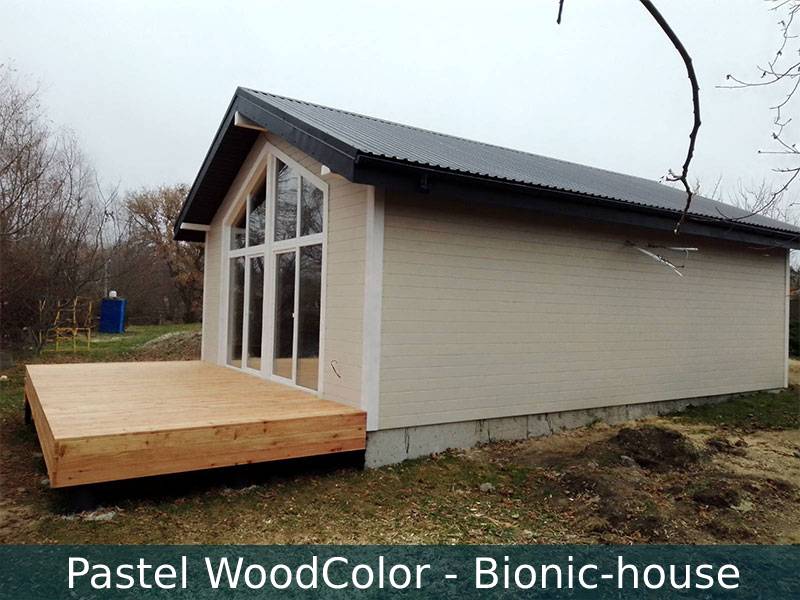 Pastel Wood Color для каркасних будинків та котеджних селищ