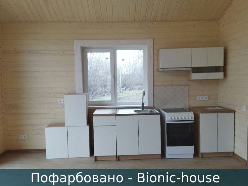 кухня в каркасному будинку