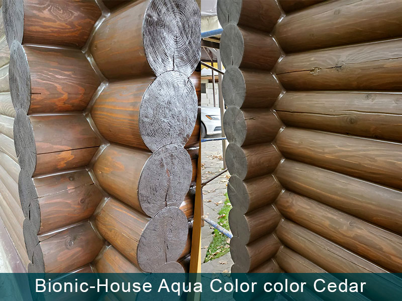 Захист торців колоди в дерев'яному будинку