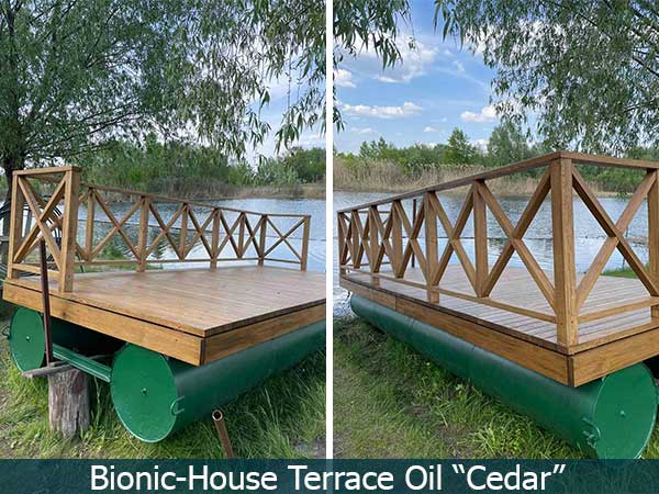 Понтонна дерев'яна тераса