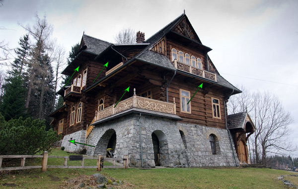 Конструкційні елементи захисту дерев'яних фасадів